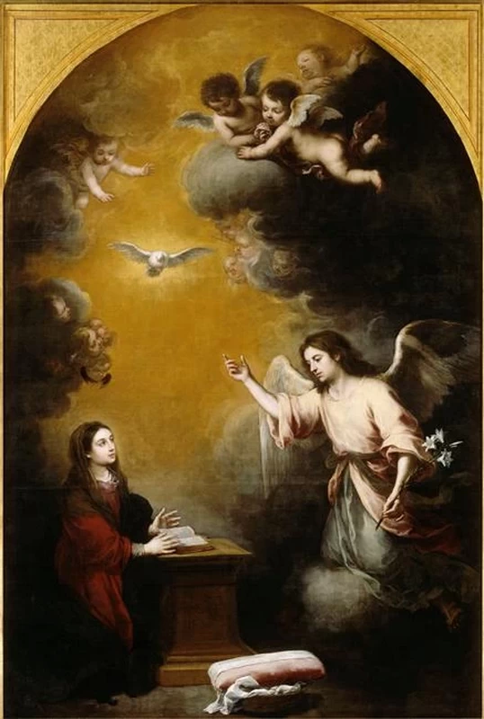 Bartolomé Esteban Murillo - 240, Annunciazione, Museum of Fine Arts of Seville, Siviglia